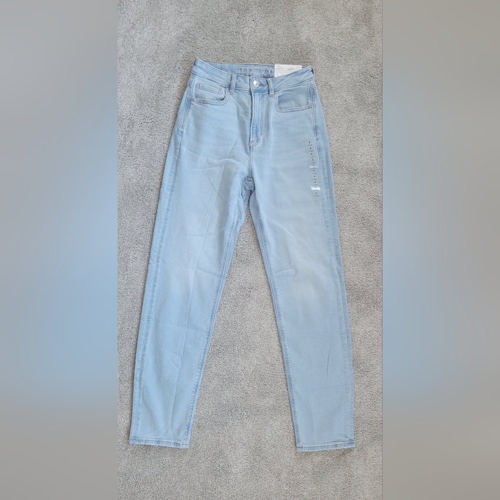 American Eagle| Mom Straight Jeans| Stretch| X-Long